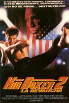 Kickboxer 2: The Road Back - Argentinian Movie Poster (xs thumbnail)