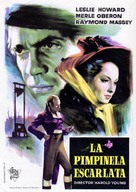 The Scarlet Pimpernel - Spanish Movie Poster (xs thumbnail)