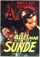 Les amants maudits - German Movie Poster (xs thumbnail)