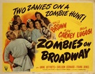 Zombies on Broadway - Movie Poster (xs thumbnail)