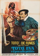 Tot&ograve;, Eva e il pennello proibito - Italian Movie Poster (xs thumbnail)