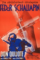 Don Quixote - Swedish Movie Poster (xs thumbnail)