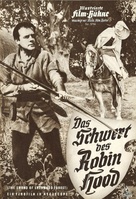 Sword of Sherwood Forest - German poster (xs thumbnail)
