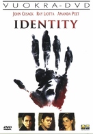 Identity - Finnish DVD movie cover (xs thumbnail)