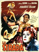 La strada - French Movie Poster (xs thumbnail)