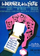 The List of Adrian Messenger - French Movie Poster (xs thumbnail)