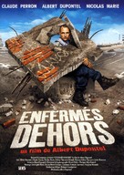 Enferm&egrave;s dehors - French Movie Poster (xs thumbnail)