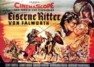 The Black Shield of Falworth - German Movie Poster (xs thumbnail)