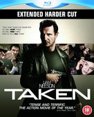 Taken - British Blu-Ray movie cover (xs thumbnail)