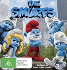The Smurfs - Australian Blu-Ray movie cover (xs thumbnail)