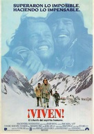 Alive - Spanish Movie Poster (xs thumbnail)