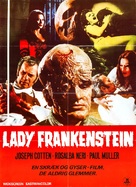 La figlia di Frankenstein - Danish Movie Poster (xs thumbnail)
