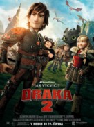 How to Train Your Dragon 2 - Czech Movie Poster (xs thumbnail)