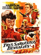 Tre sergenti del Bengala, I - Spanish Movie Poster (xs thumbnail)