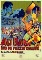 Ali Baba and the Forty Thieves - German Movie Poster (xs thumbnail)