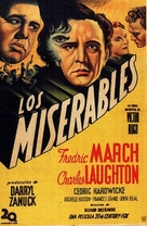 Les mis&eacute;rables - Spanish Movie Poster (xs thumbnail)