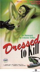 Dressed to Kill - German VHS movie cover (xs thumbnail)