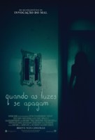 Lights Out - Brazilian Movie Poster (xs thumbnail)