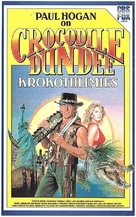 Crocodile Dundee - Finnish VHS movie cover (xs thumbnail)