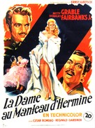 That Lady in Ermine - French Movie Poster (xs thumbnail)