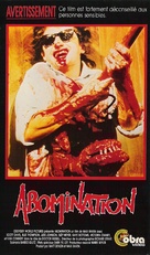 The Abomination - French VHS movie cover (xs thumbnail)