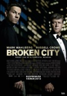 Broken City - Swedish Movie Poster (xs thumbnail)