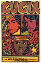 Luc&iacute;a - Cuban Movie Poster (xs thumbnail)