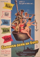 Sail a Crooked Ship - German Movie Poster (xs thumbnail)