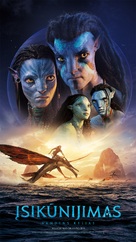 Avatar: The Way of Water - Lithuanian Movie Poster (xs thumbnail)