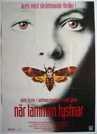 The Silence Of The Lambs - Swedish Movie Poster (xs thumbnail)