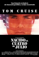 Born on the Fourth of July - Spanish Movie Poster (xs thumbnail)
