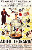 Adieu L&eacute;onard - French Movie Poster (xs thumbnail)