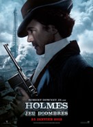 Sherlock Holmes: A Game of Shadows - French Movie Poster (xs thumbnail)