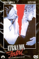 Fatal Attraction - Spanish VHS movie cover (xs thumbnail)