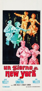 On the Town - Italian Movie Poster (xs thumbnail)