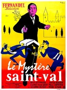Myst&eacute;re Saint-Val, Le - French Movie Poster (xs thumbnail)
