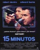 15 Minutes - Spanish Movie Poster (xs thumbnail)