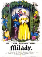 Les trois mousquetaires - French Movie Poster (xs thumbnail)