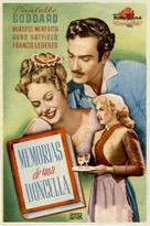 The Diary of a Chambermaid - Spanish Movie Poster (xs thumbnail)