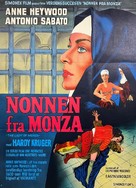 La monaca di Monza - Danish Movie Poster (xs thumbnail)