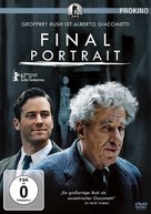 Final Portrait - German DVD movie cover (xs thumbnail)