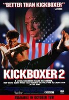 Kickboxer 2: The Road Back - Video release movie poster (xs thumbnail)