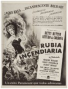 Incendiary Blonde - Argentinian poster (xs thumbnail)