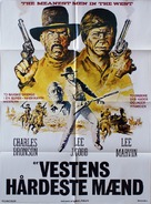 The Meanest Men in the West - Danish Movie Poster (xs thumbnail)
