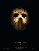 Friday the 13th - French Movie Poster (xs thumbnail)