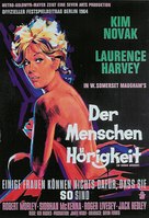 Of Human Bondage - German Movie Poster (xs thumbnail)