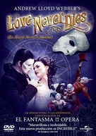 Love Never Dies - Spanish DVD movie cover (xs thumbnail)