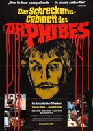 The Abominable Dr. Phibes - German Movie Poster (xs thumbnail)