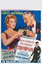 Les carnets du Major Thompson - Belgian Movie Poster (xs thumbnail)