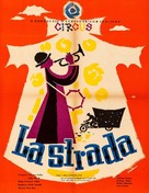 La strada - Romanian Movie Poster (xs thumbnail)